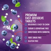 Melatonin 10mg - Fast Dissolve Sleep Support Melatonin Supplements for Adults - Extra Strength Sugar Free 10 mg for Restful Nighttime Sleep Support, Berry Flavor, Bottled USA - 120 Day Supply