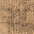 thumbnail image 1 of Ahgly Company Indoor Square Oriental Brown Industrial Area Rugs, 7' Square, 1 of 4