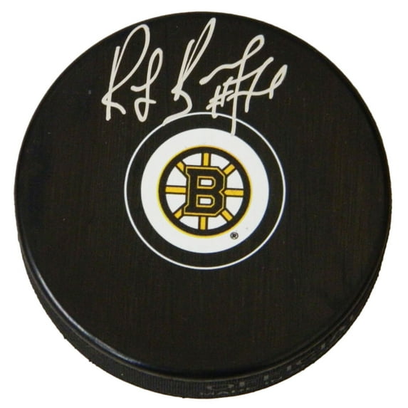 Ray Bourque Signed Boston Bruins NHL Logo Hockey Puck