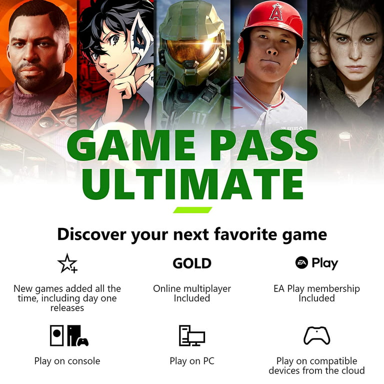 Xbox Game Pass Ultimate 6 Month Membership Digital Download (2-pack of 3  Month Gift Cards) – Baazing