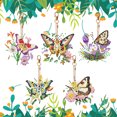 thumbnail image 3 of Llavero Con Diamante Y Taladro 5/6 Piezas Cruz Mariposa Doble Cara, 3 of 9