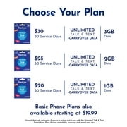 Tracfone TCL LX, 16GB Black - Prepaid Smartphone