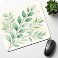thumbnail image 6 of Watercolor Green Leaves And Branches Mouse Pad Low Profile Gaming Mat, 6 of 7