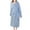 Blue, variant on Pisexur Robes for Women Solid Color Ribbed Warm Flannel Pajamas Soft Cozy Hooded Nightgowns for Women Quick Dry Plush Bathrobe Knee Length Fuzzy Robe Fleece Sleepwear with Pockets and Belt