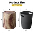 thumbnail image 4 of Bote de basura Ciao Stilista con tapa abatible, madera granulada, 15 litros, paquete de 2, 4 of 8