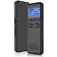 thumbnail image 2 of Portable Digital Voice Recorder Voice Activated Audio Recorder Professional Intelligent Noise Reduction Recording Device with Timed Recording A-B Repeat Timed Shutdown(32GB), 2 of 8