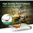 thumbnail image 5 of 3 Pack Of Lead Shrimp Soft Bait,12G Luminous Shrimp Fake Bait,Curly Mouthed Shrimp With Hook Bait, Super Soft,Vivid And Interesting Shrimp Bait,For Anglers To Use ﻿, 5 of 8