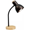 thumbnail image 1 of Lampe de Bureau en Bois (Noir), 1 of 5