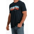 thumbnail image 3 of Cinch® Men's Western Navy Heather T-Shirt MTT1690567, 3 of 3