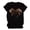Black, variant on Graphic Tennis Tees for Women Plus Size Women Printed O Neck T-Shirts Funny Short Sleeve Graphic Tee Tops for Everyday Casual Wear Gray XL