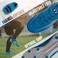thumbnail image 4 of Botines de fútbol Vizari Bodega Firm Ground para jóvenes, talla 3, color cielo/blanco, 4 of 5