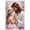 Unframe-style, variant on Jesus Child Praying Canvas Wall Art Religious Christian Home Decor Inspirational Oil Painting Style Floral Nursery Kids Room Art Print for Bedroom Living Room