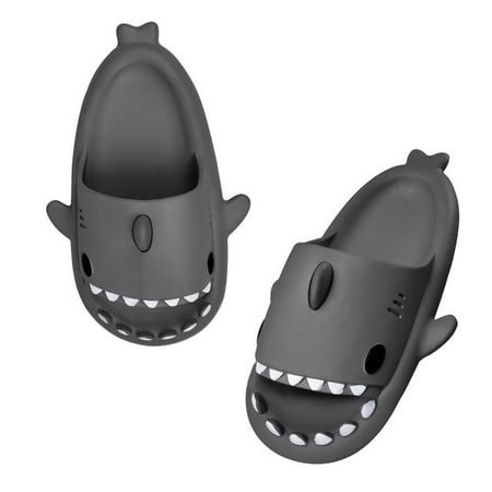 

CoCopeanut Men s Shark Slippers Outdoor Flip Flops for Man Clapper Bathroom Platform Sandals Summer Cloud Slipper EVA Women Slides Shoes