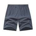 thumbnail image 4 of lmcalzta Mens Hiking Shorts with Zipper Pockets Drawstring Elastic Waist Summer Casual Camping Gym Athletic Shorts, 4 of 8