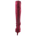 thumbnail image 2 of aerosoles women's afterward boot, wine fabric, 8 m us, 2 of 5