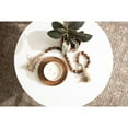 thumbnail image 3 of Kate and Laurel Anaya Wooden Three-Piece Decor Accent Set, Walnut Brown, Set of 3, Modern Tabletop Decor Set including Planter Pot, Accent Tray, and Beaded Rope, 3 of 10