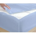 thumbnail image 5 of DNG Creations Zipper Fitted Sheet ( Includes - 1 Elastic Fitted Sheet & 2 Base Sheet has Zipper ) 100% Egyptian Cotton 12 Inch Deep Pocket (Solid Light Blue - California King ), 5 of 9