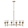 thumbnail image 2 of Capital Lighting 455761ML Nola 6 Light 34" Wide Candle Style Chandelier - Mystic Luster, 2 of 5