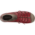 thumbnail image 5 of Aravon Women's Bromly Ghillie Red Ankle-High Leather Sandal - 7 M, 5 of 8