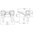 thumbnail image 3 of Laguna Brass 2000AWT RV Mobile Home Non-Metallic Centerset Lavatory Faucet, White Finish, 3 of 3