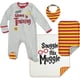 thumbnail image 1 of Set de ropa de Harry Potter para bebés recién nacidos de 0 a 6 meses, 4 piezas, 1 of 8