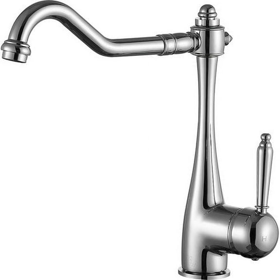Patriarch Single Handle Standard Kitchen Faucet in Brushed Nickel