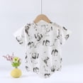 thumbnail image 2 of JUMEYU Girl Bodysuit Newborn Baby Short Sleeve Bodysuit Baby Clothes 0 3 6 9 12 18 24 Months (Black,9-12 Months), 2 of 4