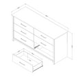 thumbnail image 2 of South Shore Fernley, Farmhouse Adult Dresser,  Black, 2 of 11
