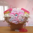 thumbnail image 2 of Double Delight Twins New Babies Gift Basket - Pink, 2 of 2