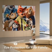 ELEPHAS Mini Projector,1080P Projector 9500L Full HD Projection, Portable Projector Compatible with Laptop/TV Stick/HDMI/PS4