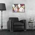 thumbnail image 4 of Epic Art 'Bunnies with Callas' by Carissa Luminess, Acrylic Glass Wall Art, 24"x16", 4 of 8