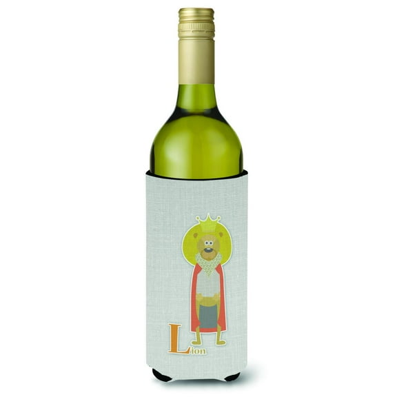Alphabet L for Lion Wine Bottle Hugger