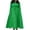 Army Green, variant on Women's Plus Size Casual Fashion Solid Color Round Neck Long Sleeve Pocket Tie-Waist Swing Dress - Army Pink XXL