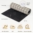 thumbnail image 6 of Round Area Rugs 5Ft, Khaki Gingham Non-Slip Washable Circle Rugs Carpet, Farmhouse Buffalo Plaid Checkered Indoor Outdoor Rug Floor Mats Throw Runner for Bedroom Living Room Bathroom, 6 of 8