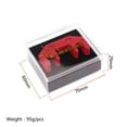 thumbnail image 4 of MasteelfCA Pratique du Heavy Metal Durable Silencieuse pour Violon Remplacement Silencieux (Rouge), 4 of 7