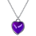 thumbnail image 1 of Mood Pendant Necklaces Adorable Ornament Accessory Charms Shimmer Color Changing Hugo Collares pendientes, 1 of 8