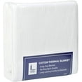 Linteum Textile Supply Thermal Blanket (White, Twin) Long Lasting and