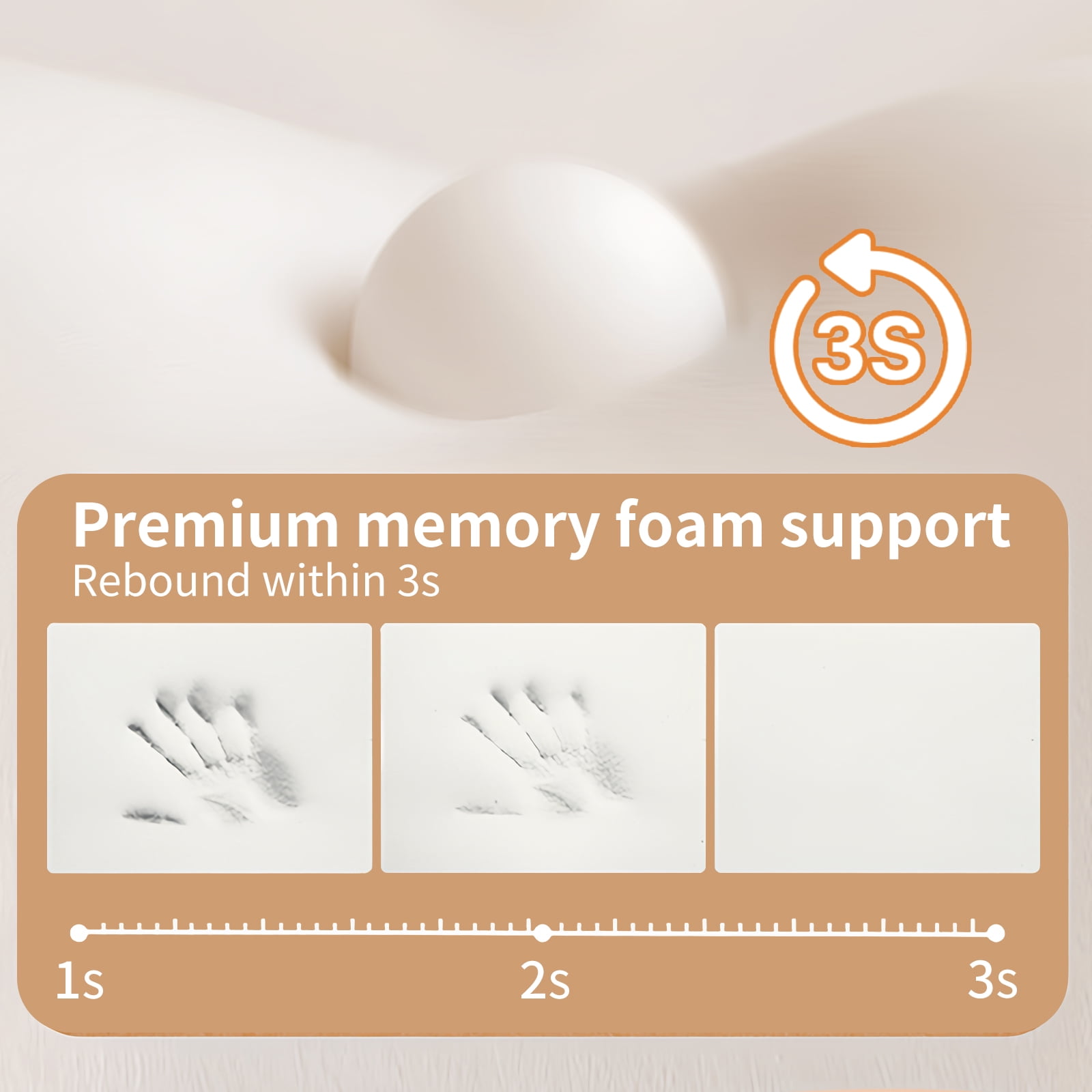 AMTPM Pregnancy Pillows for Sleeping, Upgraded Memory Foam Maternity Pillow, Pregnancy Body Pillow for Pregnant Women with Cooling Removable, Washable Cover, Support for Belly