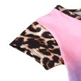 thumbnail image 4 of CNKOO Baby Leopard Print Clothes Set Tie-dye T-shirt Elastic Waist Shorts, 4 of 5