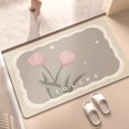 thumbnail image 4 of Alfombrilla de diatomita para baño, absorbente, antideslizante, para puerta de baño, 4 of 6