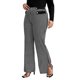 plus size black flare pants