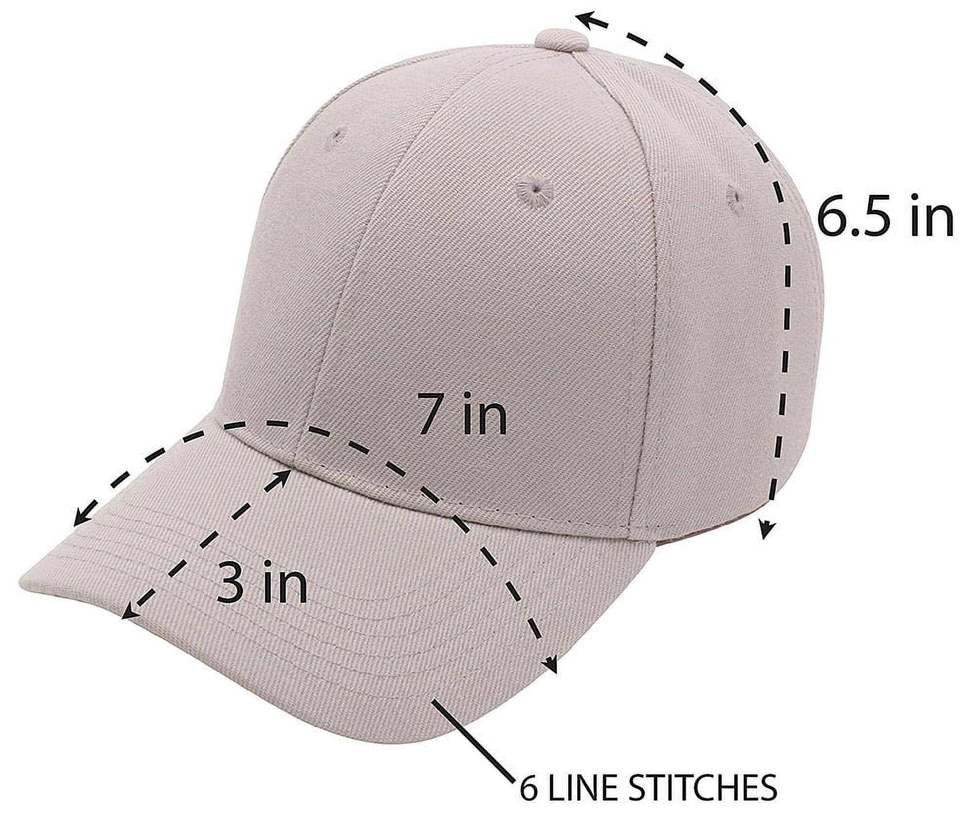 Dark Brown Velcro Closure Adult Unisex Baseball Cap