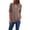 Coffee, variant on MSJUHEG Womens Blouses Cardigan For Women Women Ladies Zipper Button Long Sleeves Loose Chiffon Shirt Clothing Cardigan Sweaters For Women Pink S