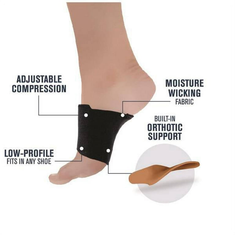 1 Pair Unisex Arch Relief Plus With Built-In Orthotic Support