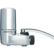 Brita Elite Water Faucet Filtration Mount System, Fits Standard Faucets, Chrome, Includes 1 Filter