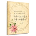 thumbnail image 1 of Vintage Posters Job 12 9 Floral Bible Verse Canvas Wall Art Prints Modern Chic Decor For Bedroom Framed 16×24 in, 1 of 5
