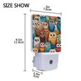 thumbnail image 4 of Owl Cute Night Light LED Dusk to Dawn Auto Sensor Night Lamp Plug-in Nightlight for Bedroom Hallway Kitchen 2 PCs, 4 of 7