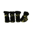 thumbnail image 3 of Pet Life ® Fur-Comfort 3M Insulated Fashion Fur and PVC Waterproof Winter Dog Boots - Set of 4, 3 of 4