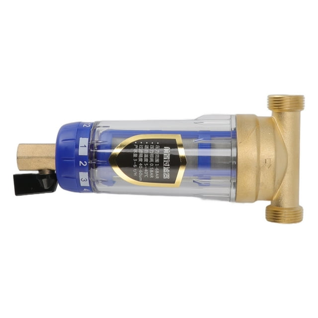 Filtro de agua de sedimentos giratorio ANGGREK kit de prefiltro de sedimentos cobre refinado