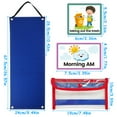 thumbnail image 4 of Kid Visual Schedule Hanging Visual Planner Chore Chart with 70 Cards Magnetic Children Learning Calendar Chart Morning Bedtime Routine Chart Wall Planner for Boys Girls, 4 of 6